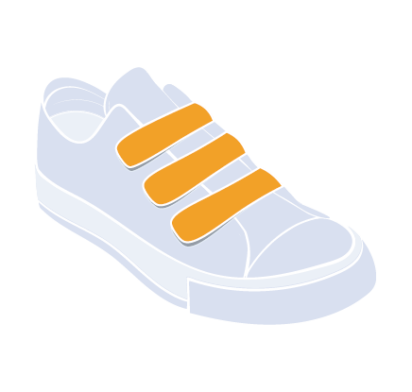 Velcro sneakers