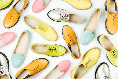 Lederen schoenen diverse kleuren