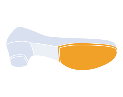 Semelle dames jusqu’à 1cm